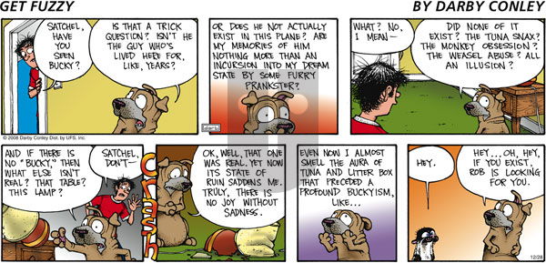 Get Fuzzy on Sunday December 28, 2008 Comic Strip
