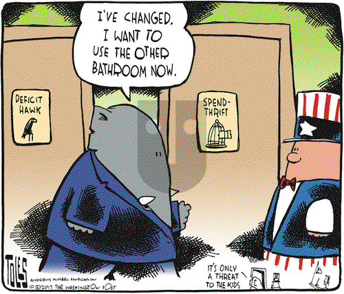 Tom Toles on Tuesday October 24, 2017 Comic Strip