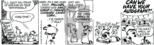 Over the Hedge on Saturday May 4, 1996 Comic Strip
