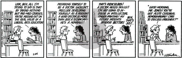 Doonesbury on Monday February 24, 1975 Comic Strip