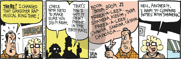 La Cucaracha on Wednesday July 28, 2004 Comic Strip