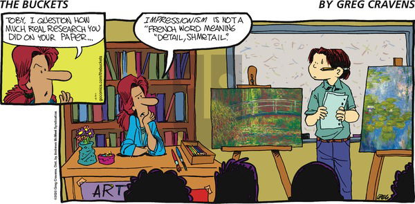 The Buckets on Sunday February 9, 2020 Comic Strip