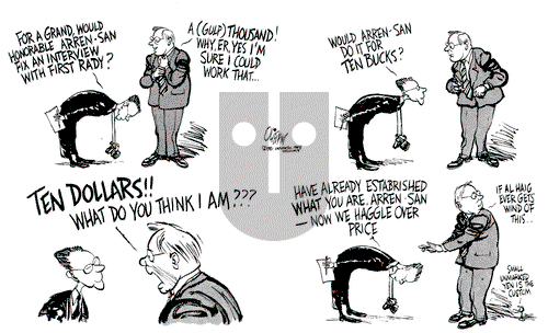 Pat Oliphant on Monday November 16, 1981 Comic Strip