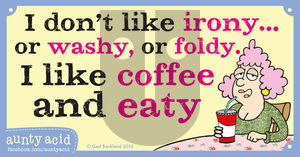Aunty Acid on Wednesday October 5, 2016 Comic Strip