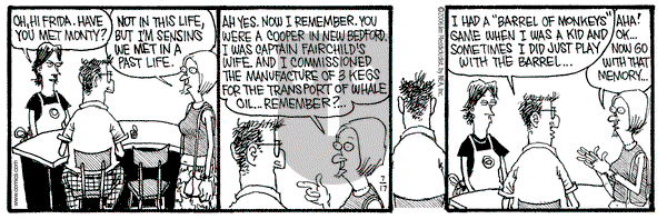 Monty on Monday July 17, 2006 Comic Strip