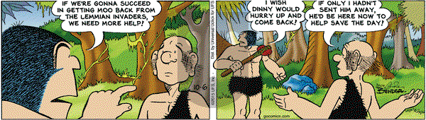 Alley Oop on Tuesday October 6, 2015 Comic Strip
