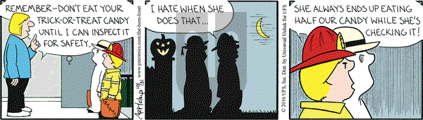 The Born Loser on Monday October 31, 2016 Comic Strip