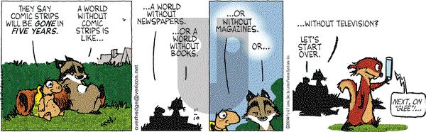 Over the Hedge on Tuesday November 10, 2009 Comic Strip