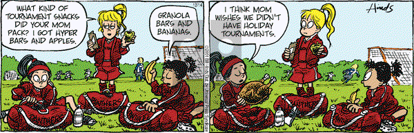 Cleats on Friday December 14, 2001 Comic Strip