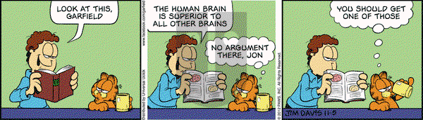Garfield on Monday November 5, 2012 Comic Strip