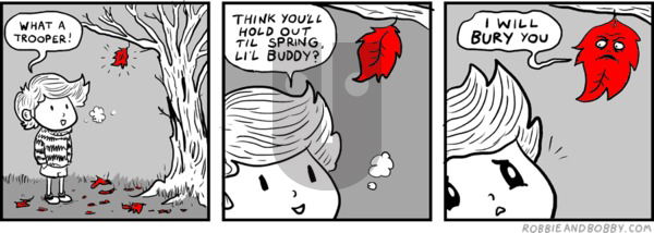 Robbie and Bobby on Wednesday October 8, 2025 Comic Strip