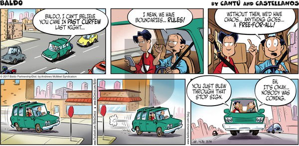 Baldo - Sunday May 14, 2017 Comic Strip