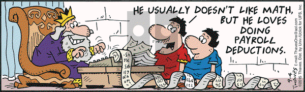 Frank and Ernest on Friday September 4, 2015 Comic Strip