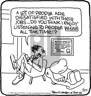 Ziggy on Monday January 27, 1997 Comic Strip