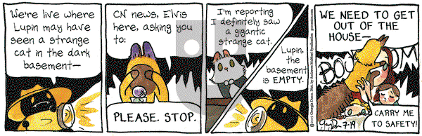 Breaking Cat News on Friday July 19, 2019 Comic Strip