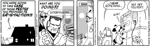 Over the Hedge on Tuesday March 28, 2000 Comic Strip