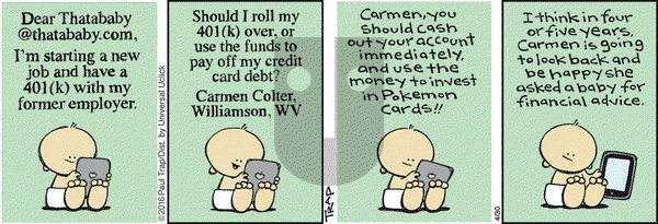 Thatababy on Saturday April 30, 2016 Comic Strip