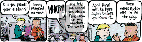 JumpStart on Wednesday April 1, 2015 Comic Strip