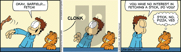 Garfield on Wednesday November 25, 2015 Comic Strip