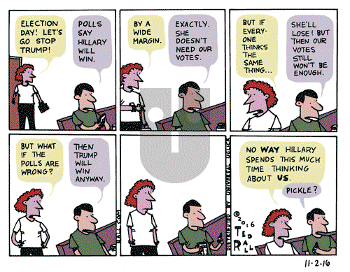 Ted Rall on Wednesday November 2, 2016 Comic Strip