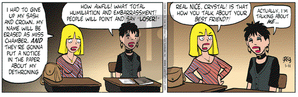 Luann on Friday January 11, 2008 Comic Strip