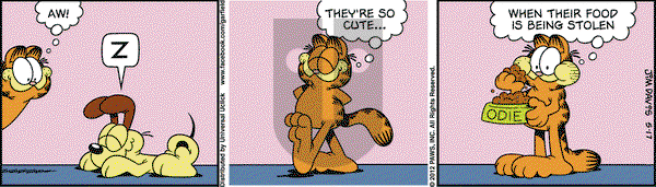 Garfield on Thursday May 17, 2012 Comic Strip