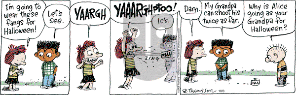 Cul de Sac on Wednesday October 3, 2018 Comic Strip