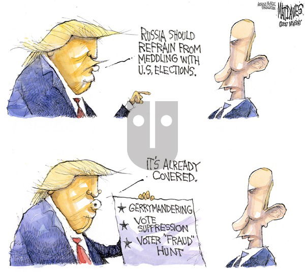 Matt Davies on Sunday July 9, 2017 Comic Strip