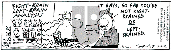 Frank and Ernest on Monday December 29, 1997 Comic Strip