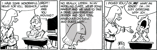 Luann on Monday February 24, 1992 Comic Strip