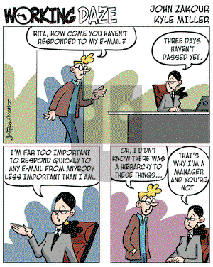 Working Daze on Monday June 6, 2005 Comic Strip