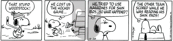 Peanuts on Friday December 28, 1979 Comic Strip