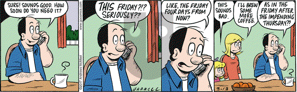 Adam@Home on Monday March 13, 2017 Comic Strip