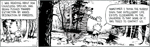 Calvin and Hobbes - Wednesday November 6, 2019 Comic Strip