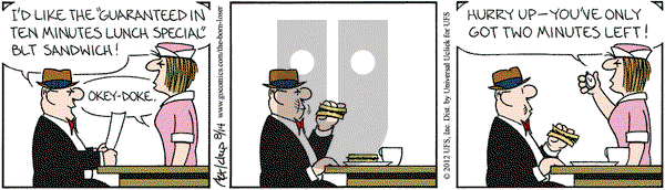 The Born Loser on Tuesday August 14, 2012 Comic Strip