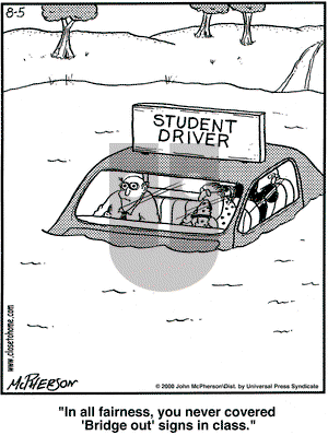 Close to Home on Friday August 18, 2000 Comic Strip