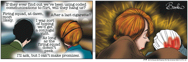 9 Chickweed Lane on Saturday March 15, 2014 Comic Strip