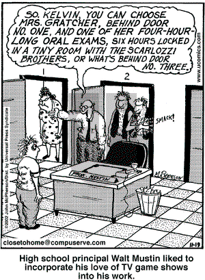 Close to Home on Tuesday November 19, 2002 Comic Strip