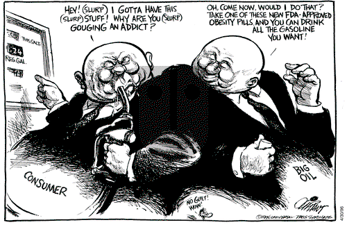 Pat Oliphant on Tuesday April 30, 1996 Comic Strip