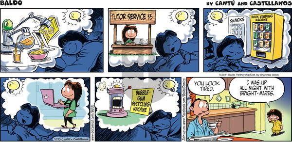 Baldo on Sunday October 23, 2011 Comic Strip