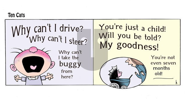 Ten Cats - Wednesday February 21, 2024 Comic Strip
