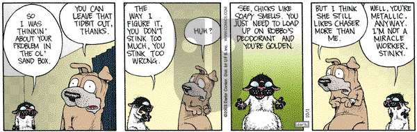 Get Fuzzy on Wednesday October 1, 2003 Comic Strip