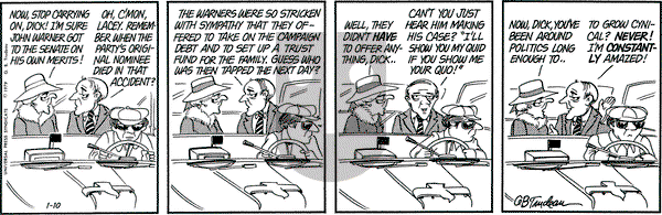 Doonesbury on Wednesday January 10, 1979 Comic Strip
