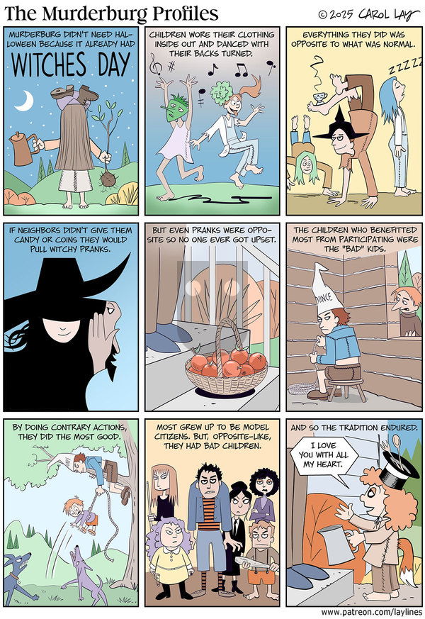 Lay Lines on Monday May 26, 2025 Comic Strip