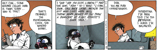 Get Fuzzy on Monday August 13, 2007 Comic Strip