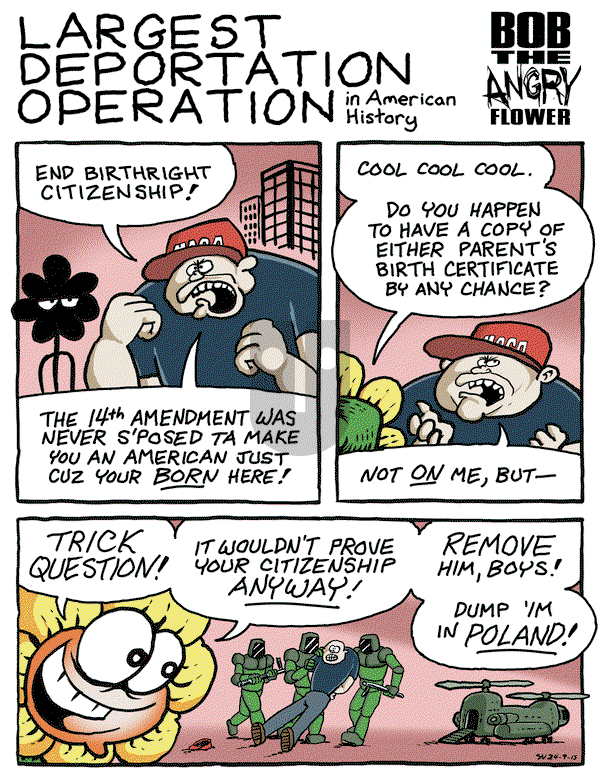 Bob the Angry Flower - Monday September 16, 2024 Comic Strip