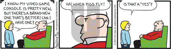 The Born Loser on Monday April 21, 2025 Comic Strip