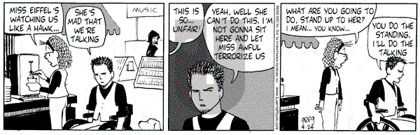 Luann on Wednesday April 24, 2002 Comic Strip