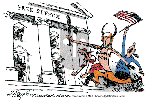 Henry Payne on Wednesday January 20, 2021 Comic Strip