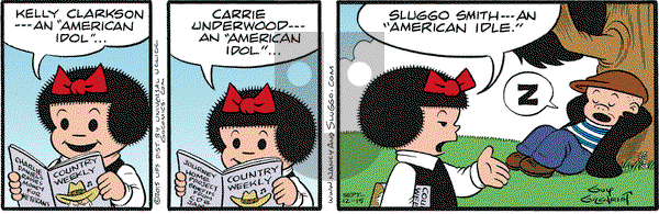Nancy on Saturday September 12, 2015 Comic Strip